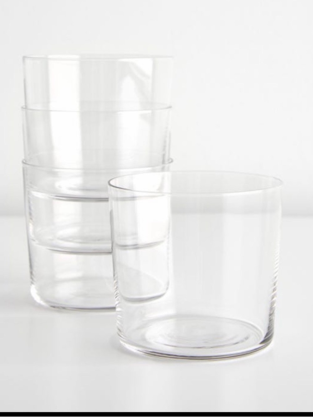 NEW LSA International Gio Glass Tumblers – Set of 6 – Modern Minimalist